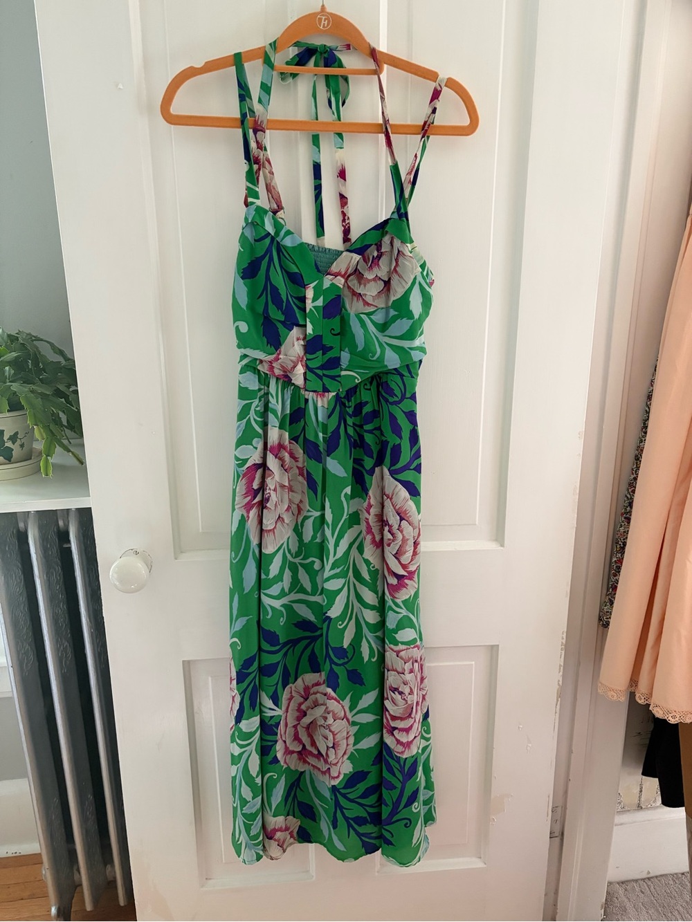 Moulinette Souers Anthropologie silk dress size 0